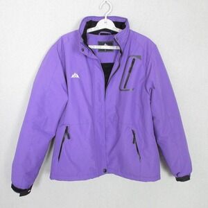 Latest Vogue Weathergear Ski Jacket Women L Purple Waterproof Fleece Lined